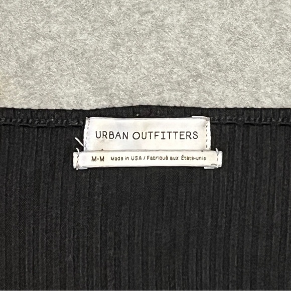 Urban Ooufitters Millie Ribbed Bodycon Mini Dress. Black Size M #989 - Picture 7 of 8